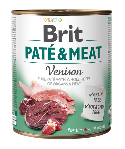 Brit Pate and Meat Venison - пастет за кучета с еленско месо