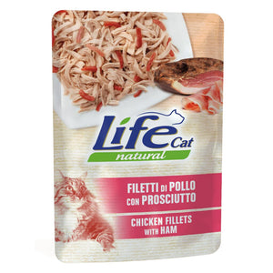 Life Cat Natural Chicken fillets Hamm - с пилешко филе и шунка 70 грама
