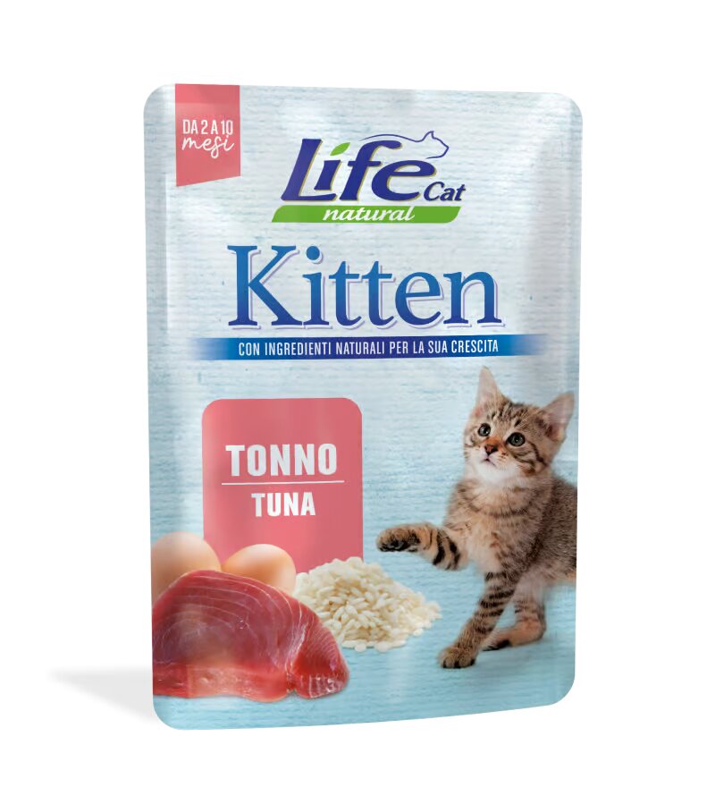 Life Cat Natural Kitten Tuna - за котки от 1 до 12-месечна възраст, риба тон 70 грама