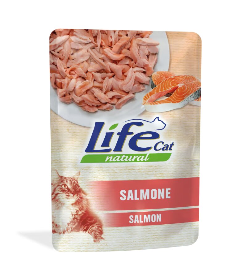 Life Cat Natural Salmon - с филе от сьомга 70 грама