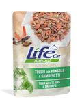 Life Cat Natural Tuna Clams Shrimps - с филе от риба тон миди и скариди 70 грама