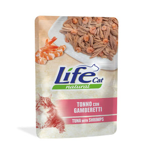 Life Cat Natural Tuna Shrimps - с филе от риба тон и скариди 70 грама
