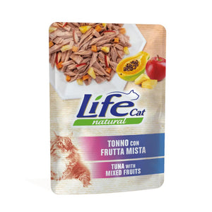 Life Cat Natural Tuna Mixed fruits - с филе от риба тон и микс плодове 70 грама