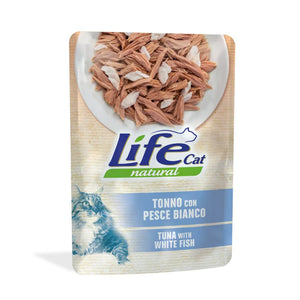 Life Cat Natural Tuna White Fish - с филе от риба тон и бяла риба 70 грама