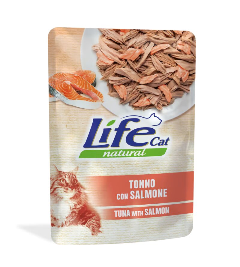 Life Cat Natural Tuna Salmon - с филе от риба тон и сьомга 70 грама