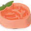 Camon Slow Feed Bowl Peach - пластмасова купичка за бавно хранене