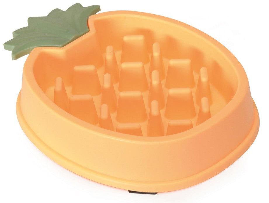 Camon Slow Feed Bowl Pineapple - пластмасова купичка за бавно хранене