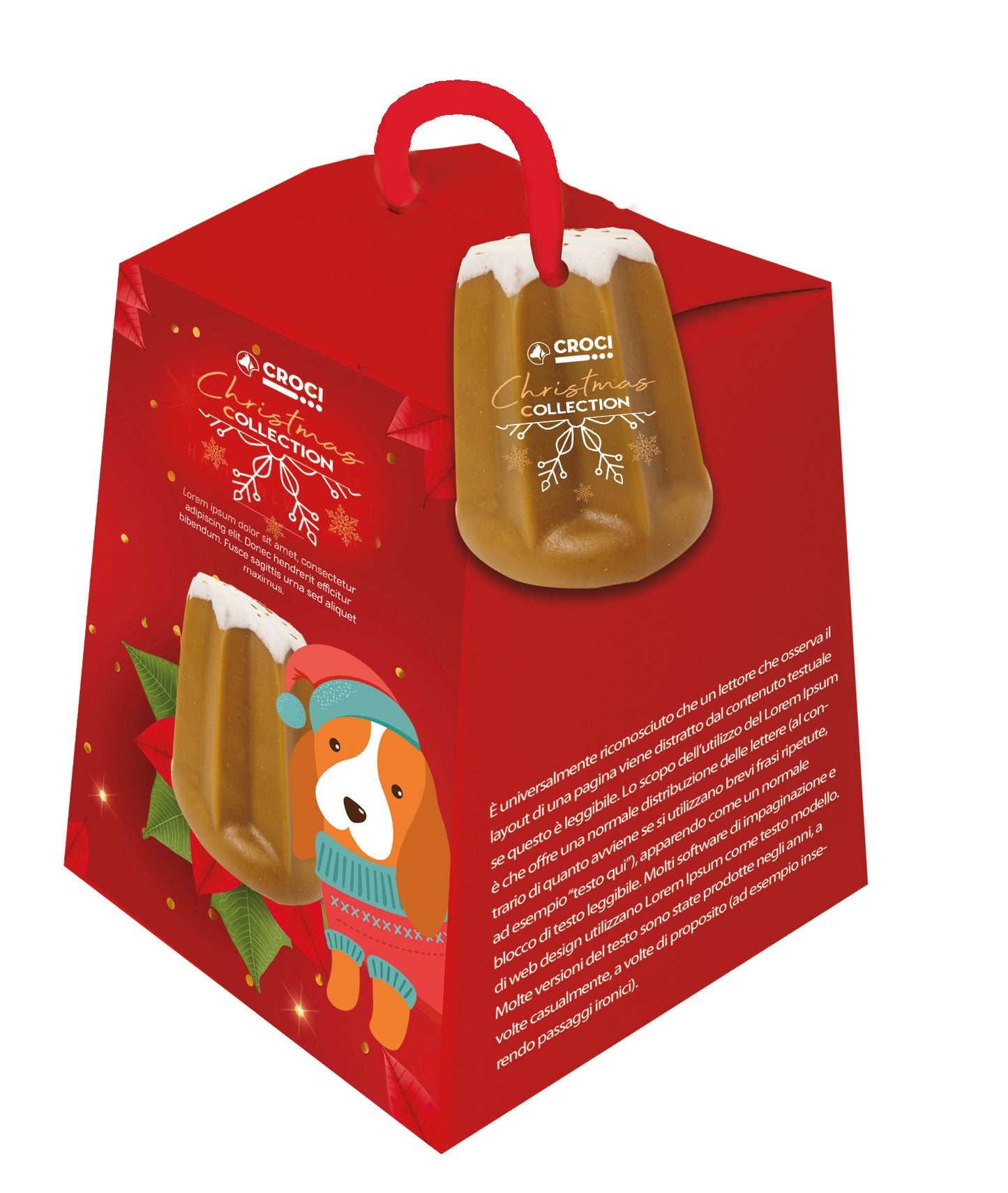 Croci Dog Snack Xmas Pandoro - коледно лакомство за кучета 60 гр
