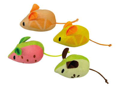 Croci Cat Toy Summer Fruit Mice - играчка за котка 7 см