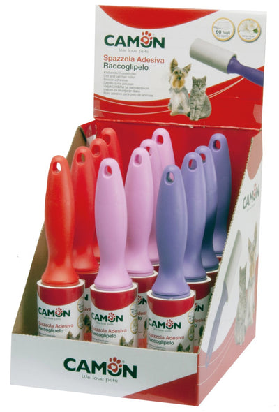 Camon Lint and Pet Hair Roller - четка за почистване на дрехи и мебели / червена, розова, лилава /