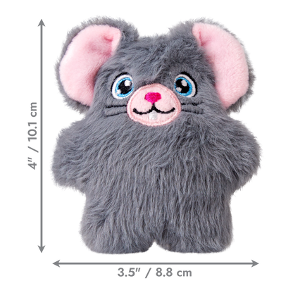 KONG Cat Snuzzles Mouse - плюшена мишка с котешка трева за котки 8.8 см