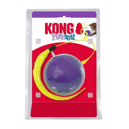KONG Cat Purrsuit Whirlwind - играчка с въртящи се пера за котки 8.2 см