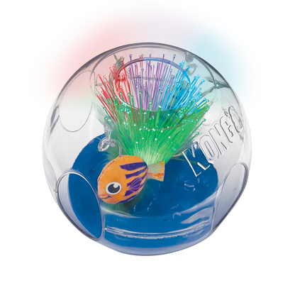 KONG Bat-A-Bout Glow Aquarium - играчка за котки 15.2 см