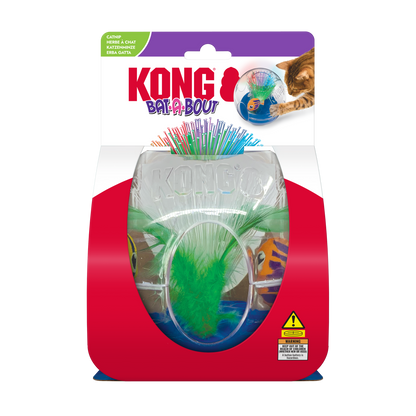 KONG Bat-A-Bout Glow Aquarium - играчка за котки 15.2 см