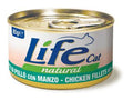 Life Cat Natural Chicken and Beef - с пилешко и говеждо месо 85 гр