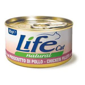 Life Cat Natural Chicken & Ham - с пилешко месо и шунка 85 гр.