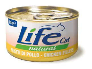 Life Cat Natural Chicken - консерва за котки с пилешко месо 85 гр