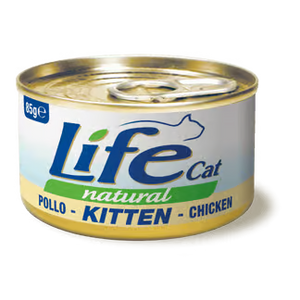 Life Cat Natural Kitten Chicken - с пилешко месо, за малки котенца 85 гр.