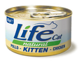 Life Cat Natural Kitten Chicken - с пилешко месо, за малки котенца 85 гр.