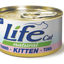 Life Cat Natural Kitten Tuna - с риба тон, за малки котенца 85 гр.
