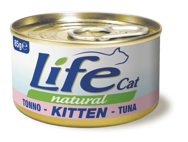 Life Cat Natural Kitten Tuna - с риба тон, за малки котенца 85 гр.