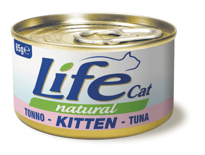 Life Cat Natural Kitten Tuna - с риба тон, за малки котенца 85 гр.