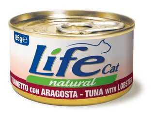 Life Cat Natural Chicken & Lobster - с пилешко месо и омари 85 гр.