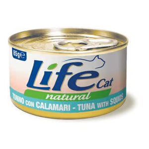 Life Cat Natural Tuna & Squid - с риба тон и калмари 85 гр.
