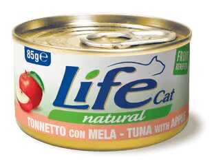 Life Cat Natural Tuna & Apple - с риба тон и ябълки 85 гр.