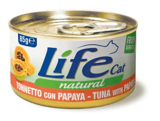 Life Cat Natural Tuna & Papaya - с риба тон и папая 85 гр.