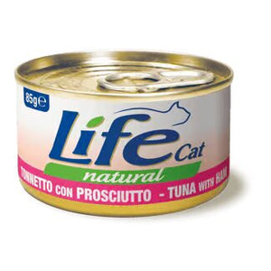 Life Cat Natural Tuna & Ham - с риба тон и прошуто 85 гр.
