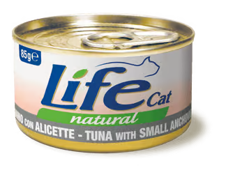 Life Cat Natural Tuna & small anchovies - с риба тон и аншоа 85 гр.