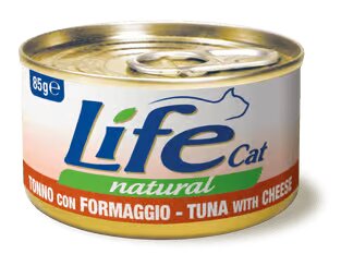 Life Cat Natural Tuna & Cheese - с риба тон и сирене 85 гр.