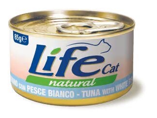 Life Cat Natural Tuna & White fish - с риба тон и бяла риба 85 гр.