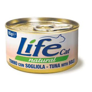 Life Cat Natural Cat Tuna & Sole - със риба тон и морски език 85 гр.