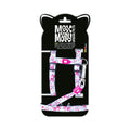 Max Molly Cat Harness Set Cherry Bloom - harness and leash for cats with neck circumference 21.5-33 cm and body circumference 27-44 cm