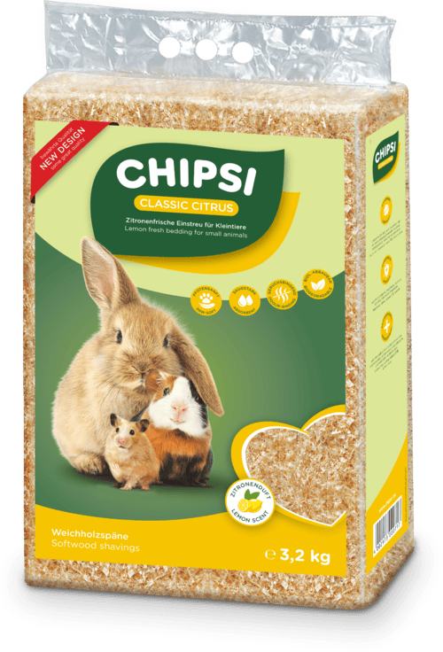 JRS Chipsi Citrus - обезпаразитен и обезпрашен талаш с аромат на лимон