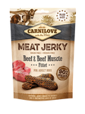 Carnilove Meat Jerky Snack Beef and Beef Muscle Fillet - лакомство за кучета от говежди филета и говежди мускули 100 гр