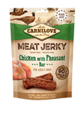 Carnilove Jerky Chicken with Pheasant Bar - сушено лакомство с пилешко и фазан 100 гр