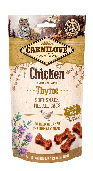 Carnilove Cat Semi Moist Snack Chicken enriched with Thyme - лакомство с пиле и мащерка 50 гр