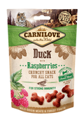 Carnilove Cat Crunchy Snack Duck with Raspberries with fresh meat - лакомство за силен имунитет с патешко месо и горски малини 50 гр