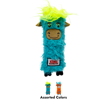KONG Kickeroo Highland Cow - играчка за котки с котешка трева 10.8 см