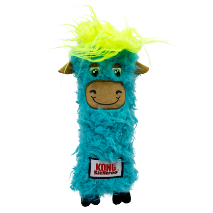 KONG Kickeroo Highland Cow - играчка за котки с котешка трева 10.8 см