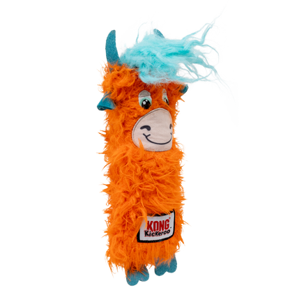 KONG Kickeroo Highland Cow - играчка за котки с котешка трева 10.8 см