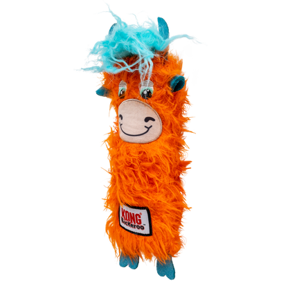 KONG Kickeroo Highland Cow - играчка за котки с котешка трева 10.8 см