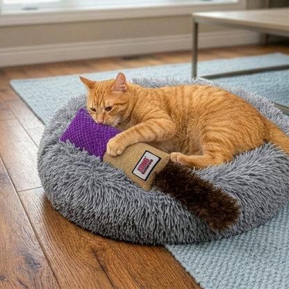 KONG Kickeroo Cuddler - играчка с котешка трева за котки 9.5 см
