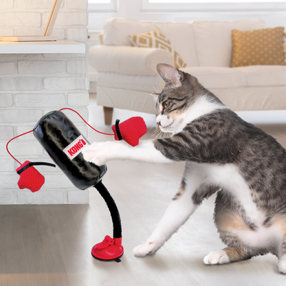 KONG Connects Punching Bag - играчка с котешка трева за котки 10.1 см