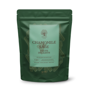 Essential Chamomile and Sage Teeth Delights - дентални лакомства за куче 250 гр