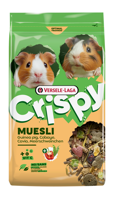 Versele Laga Crispy Muesli Guinea Pig - пълноценна храна за морски свинчета