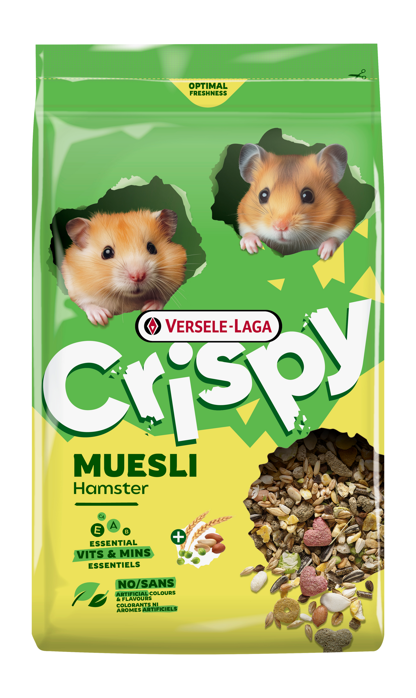 Versele Laga Crispy Muesli Hamster - пълноценна храна за хамстери 750 гр